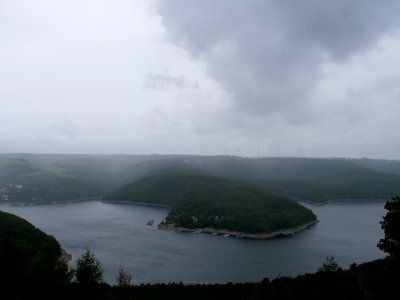 Rurtalsperre from Hirschley viewpoint in September 2019 11