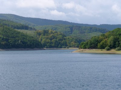 Rurtalsperre from track from Eschauel to dam 44