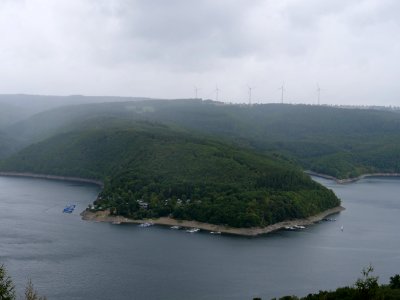 Rurtalsperre from Hirschley viewpoint in September 2019 05