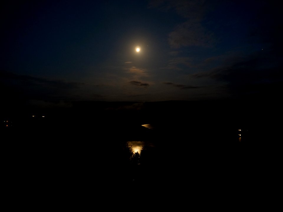 Rurtalsperre from Schöne Aussicht Schmidt at night 01