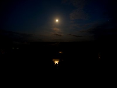 Rurtalsperre from Schöne Aussicht Schmidt at night 01