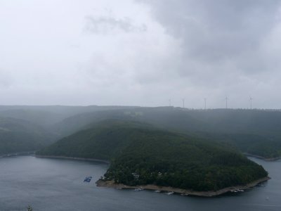 Rurtalsperre from Hirschley viewpoint in September 2019 12