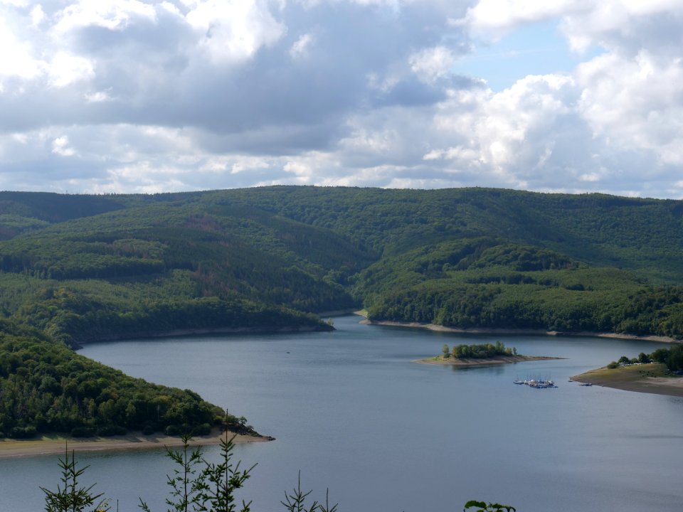 Rurtalsperre from Schöne Aussicht Schmidt 30