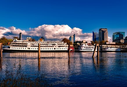 Steamboat riverboat paddlewheel