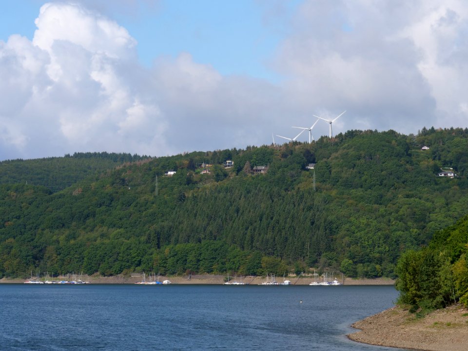 Rurtalsperre from track from Eschauel to dam 40