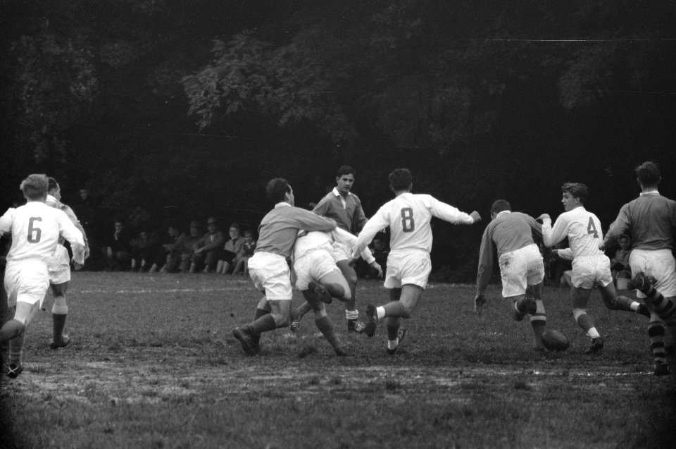Rugby-interland Nederland tegen West Duitsland 13 te Breukelen, Bestanddeelnr 911-6611