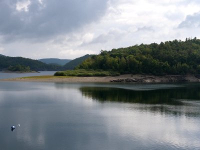 Rurtalsperre from trail along Rurtalsperre in Simmerath 07