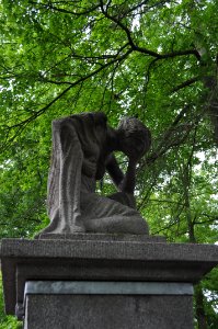 Rumpenheim, Friedhof, Gefallenendenkmal, Detail