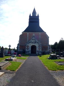 Rumigny (Ardennes) église, façade