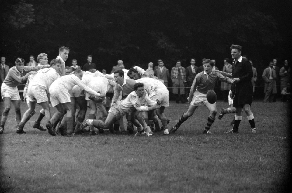 Rugby-interland Nederland tegen West Duitsland 13 te Breukelen, Bestanddeelnr 911-6613