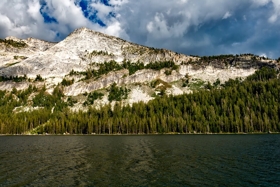 Mountain sky clouds photo