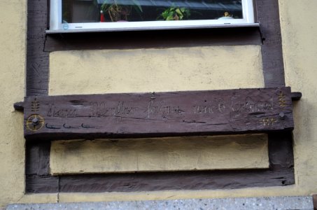 Runkel, Burgstraße 57, Detail