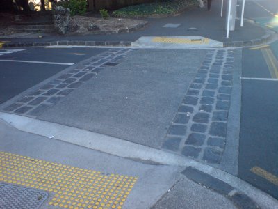 Rumble Strip But Not A Platform Crossing