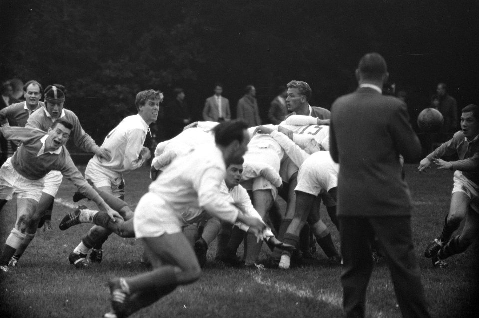 Rugby-interland Nederland tegen West Duitsland 13 te Breukelen, Bestanddeelnr 911-6610