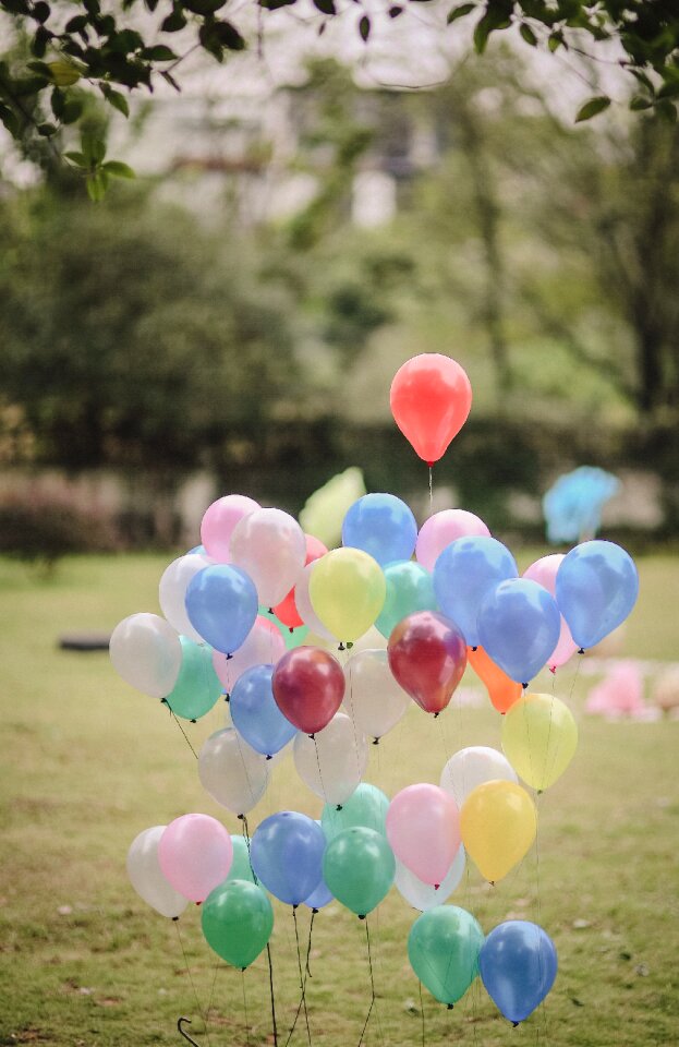 Balloons wedding decoration