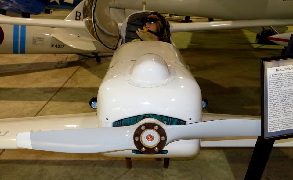 Rutan Quickie One (Model 54) detail - Oregon Air and Space Museum - Eugene, Oregon - DSC09841