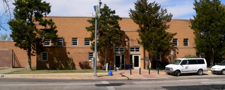Russell Hall, Amarillo College, E end from S 1