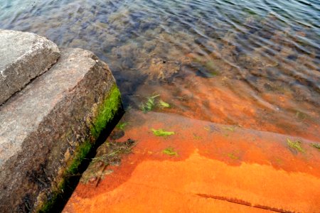 Rusty boat ramp in Brofjorden at Govik 1