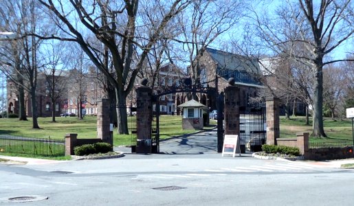 Rutgers University Arch entrance to the college