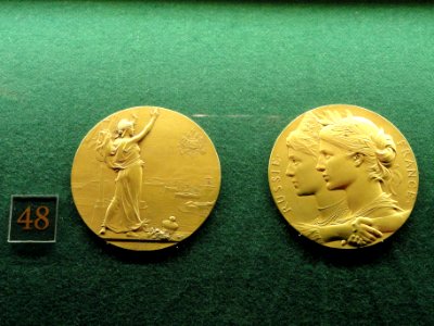 Russian Visit to Toulon, medal by Jules-Clément Chaplain, 1893 - Ny Carlsberg Glyptotek - Copenhagen - DSC09372