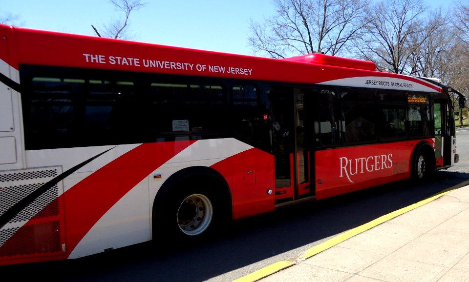 Rutgers University campus bus