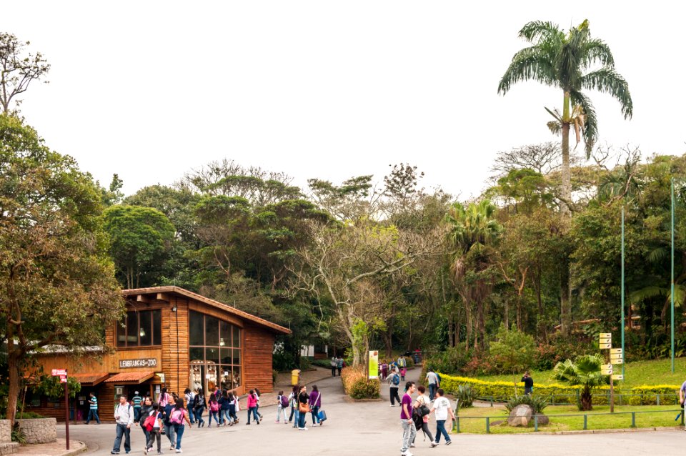 São Paulo Zoo welcome view
