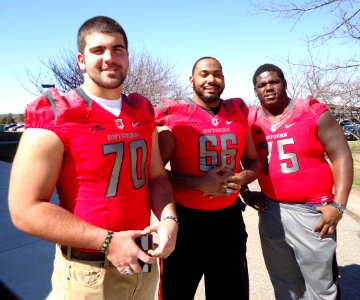 Rutgers University football players Livingston campus