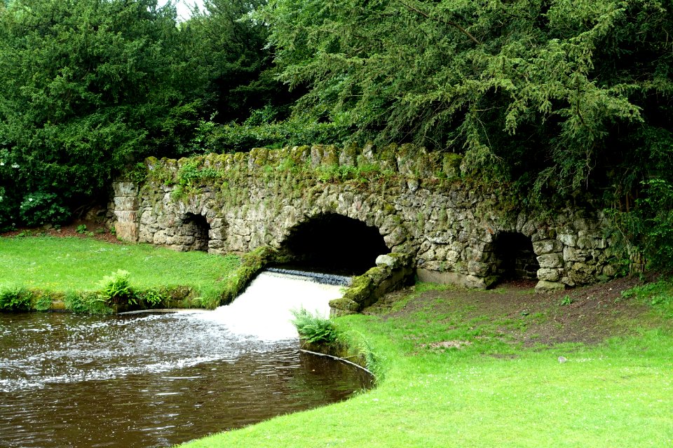 Rustic Bridge, Studley Royal Park - North Yorkshire, England - DSC00673