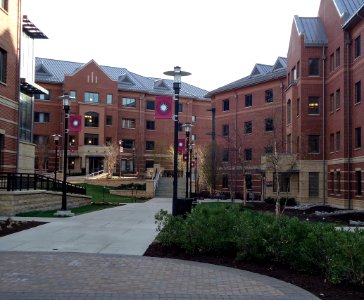 Rutgers courtyard