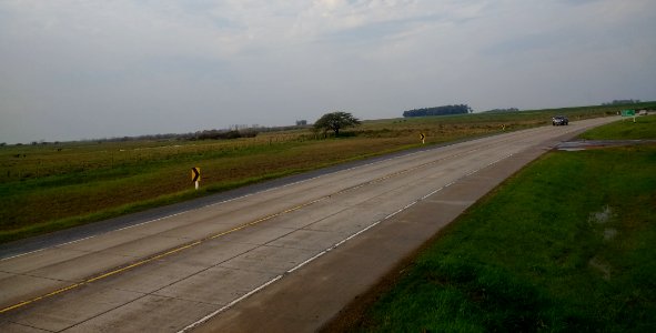 Ruta 24 en el departamento de Río Negro