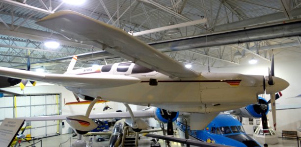 Rutan Defiant Model 74, 1978 prototype, N78RA - Hiller Aviation Museum - San Carlos, California - DSC03264 photo