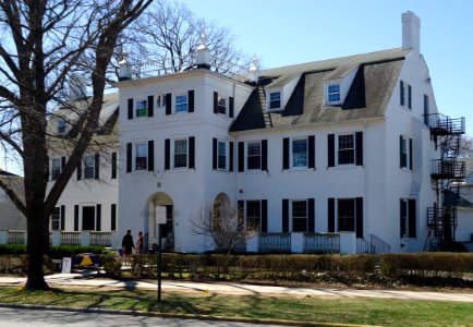 Rutgers University building on College Campus