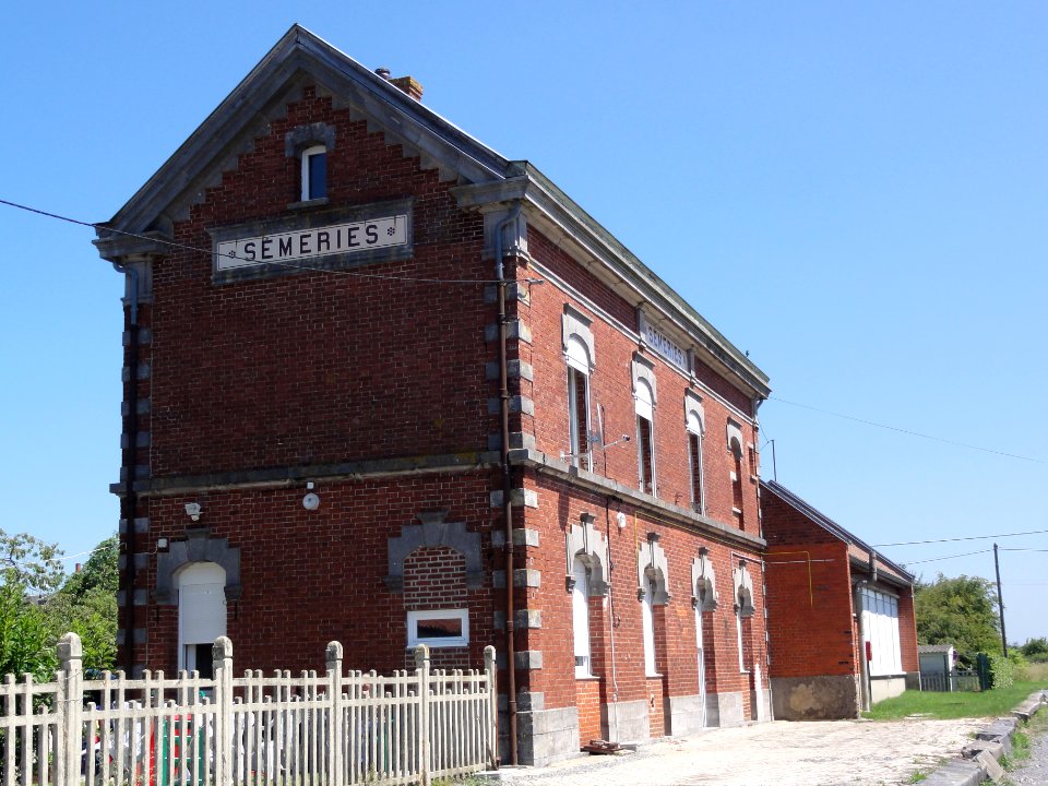 Sémeries (Nord, Fr) ancienne gare