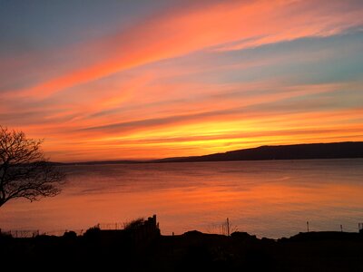 West coast sunset wemyss bay photo