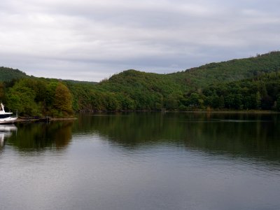 Rurtalsperre Obersee near Paulushofdamm in September 2019 45