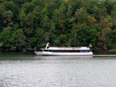 Rurtalsperre Obersee near Paulushofdamm in September 2019 28