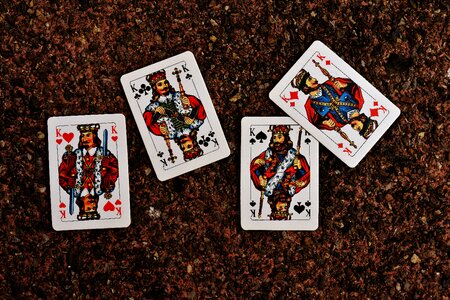 Card game gambling heart photo