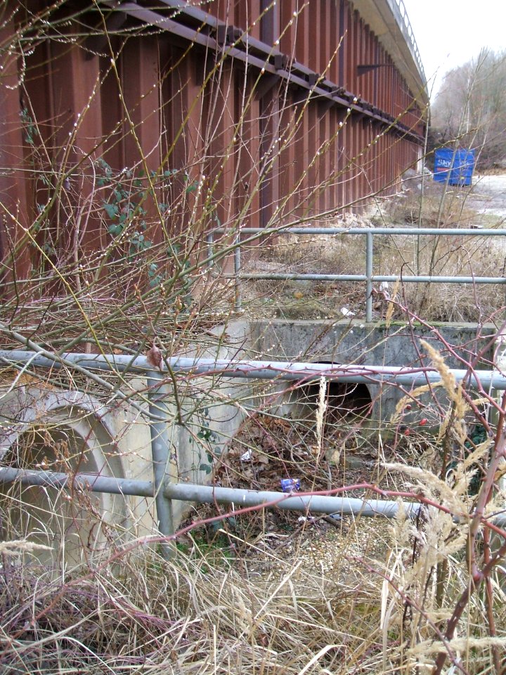 Säckelgraben Durchlass Becken Kiesgrube