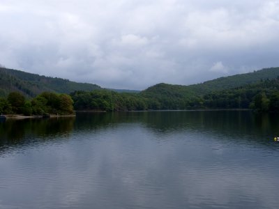 Rurtalsperre Obersee near Paulushofdamm in September 2019 03