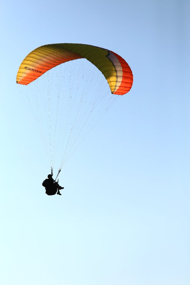 Paragliding fly sports
