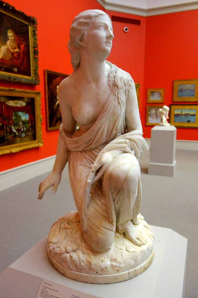 Ruth Gleaning by Randolph Rogers, c. 1853, marble - Albany Institute of History and Art - DSC08023
