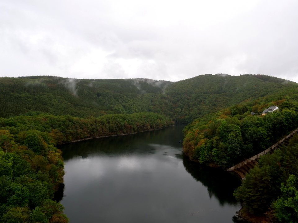 Rurtalsperre Obersee Urft from Urftdam in September 2019 22