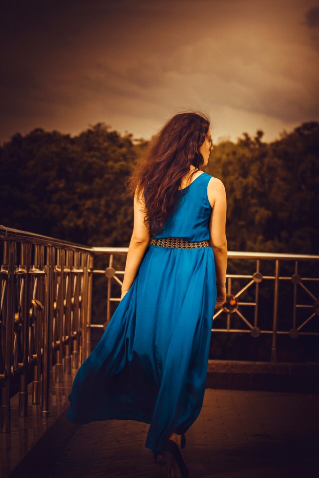Beauty woman sitting