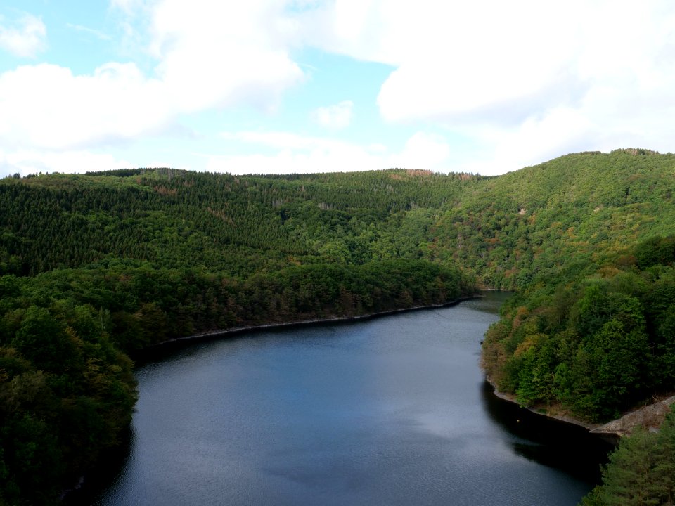 Rurtalsperre Obersee Urft from Urftdam in September 2019 14