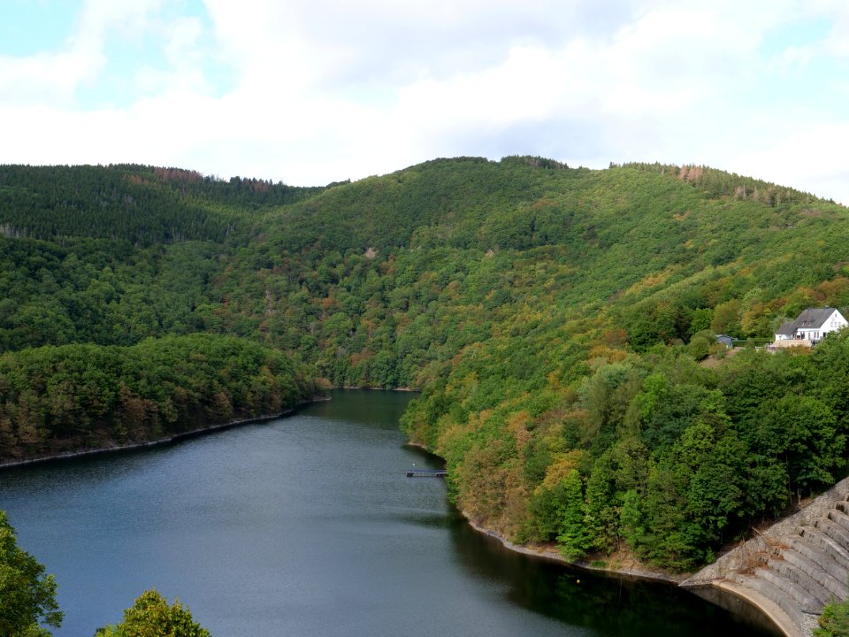 Rurtalsperre Obersee Urft from Urftdam in September 2019 19
