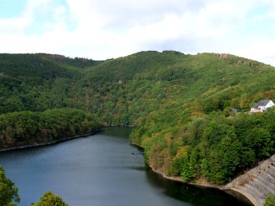 Rurtalsperre Obersee Urft from Urftdam in September 2019 19