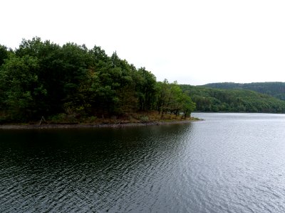 Rurtalsperre Obersee near Paulushofdamm in September 2019 36