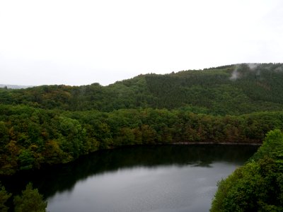 Rurtalsperre Obersee Urft from Urftdam in September 2019 26
