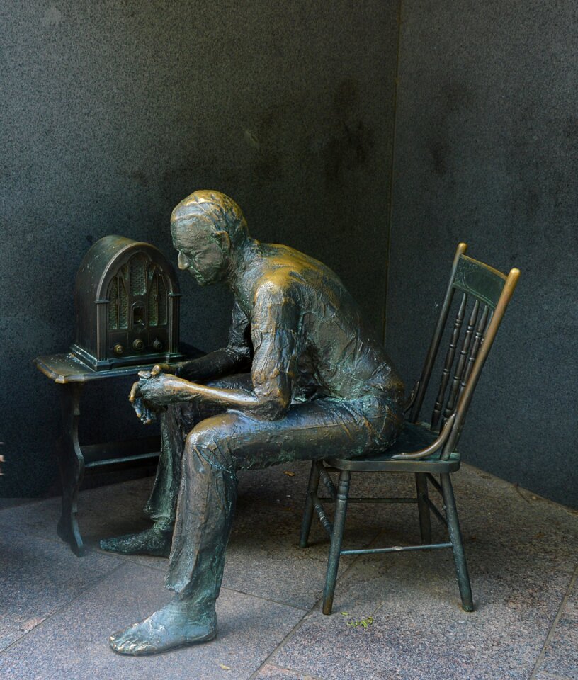 Man sitting chair