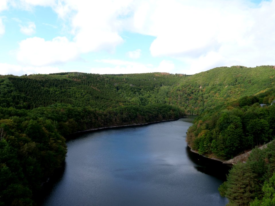 Rurtalsperre Obersee Urft from Urftdam in September 2019 13